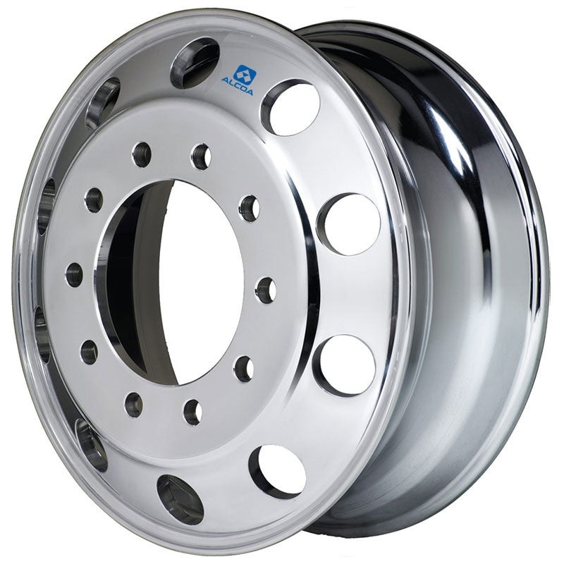 22.5×8.25 Hub Piloted Alcoa Wheel 10x285mm Heavy-Load High Polish Finish