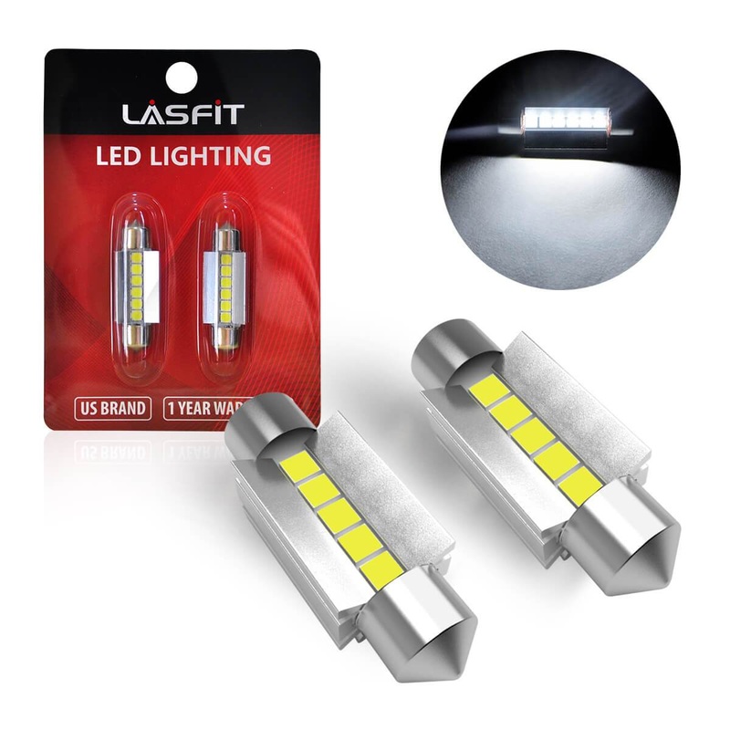 36MM 6418 6411 DE3423 LED Dome Map Trunk License Plate Light Bulb, 2 Bulbs