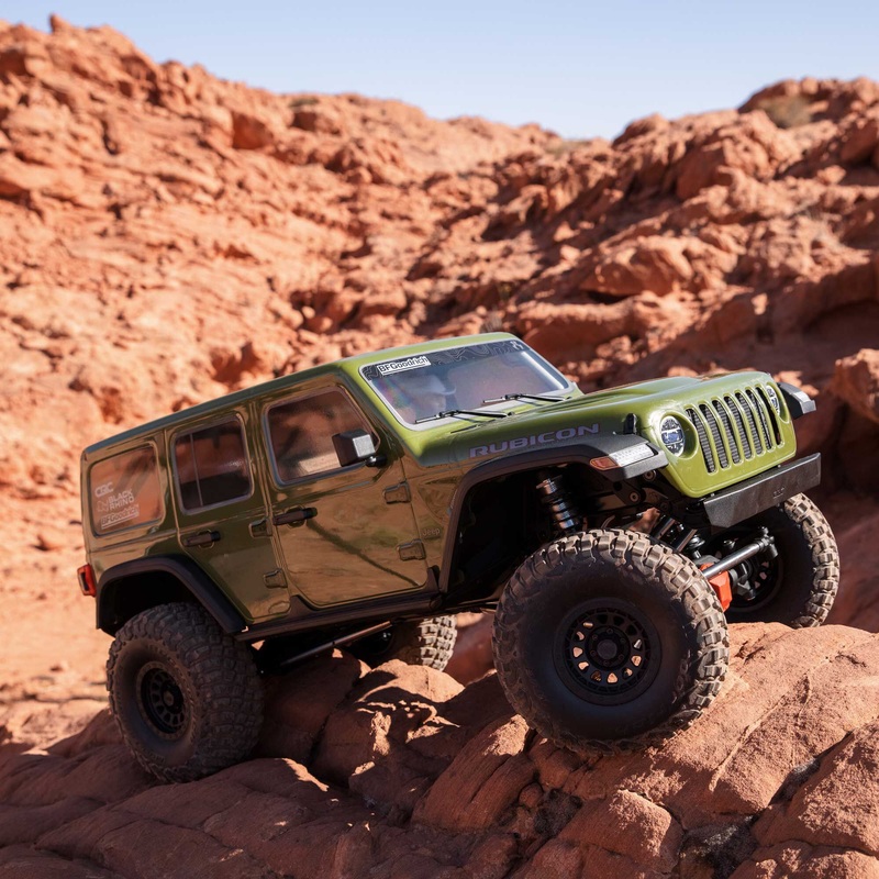 Axial 1/6 SCX6 Jeep JLU Wrangler 4WD Rock Crawler RTR: Green