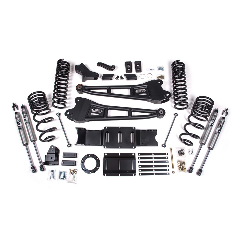 BDS Suspension 4″ Radius Arm Systems 2019-2020 RAM 2500 with Rear Coil 1660H