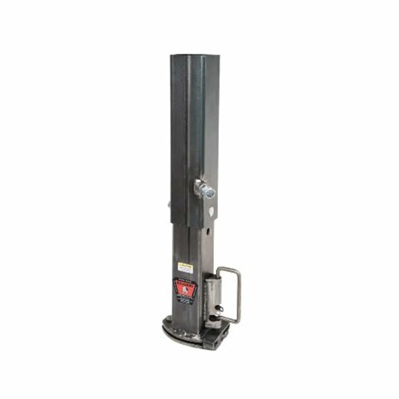 BULLDOG 0289600300 Gooseneck Coupler, 2-5/16 Inch Diameter, Outer & Inner Tube, 32-40 Inch Adjustable Height, Cast Locking Plates, Load Bearing Pin, 25,000 lbs. Capacity, Square, Raw