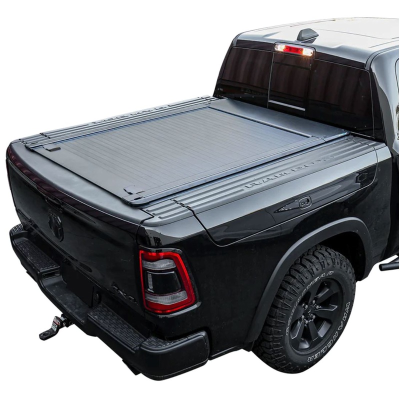 Tonneau Covers I SYNETICUSA 2009-2025 Dodge RAM 1500 RAMBOX 5’7″ Bed MR-PRO Retractable Tonneau Cover (For Cargo Management System / Side Storage Box Model only)