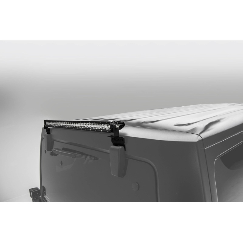 ZROADZ Z394811 Black Stainless Steel Rear Window LED Bracket Fits 2007-2018 Jeep Wrangler JK Wrangler JKU