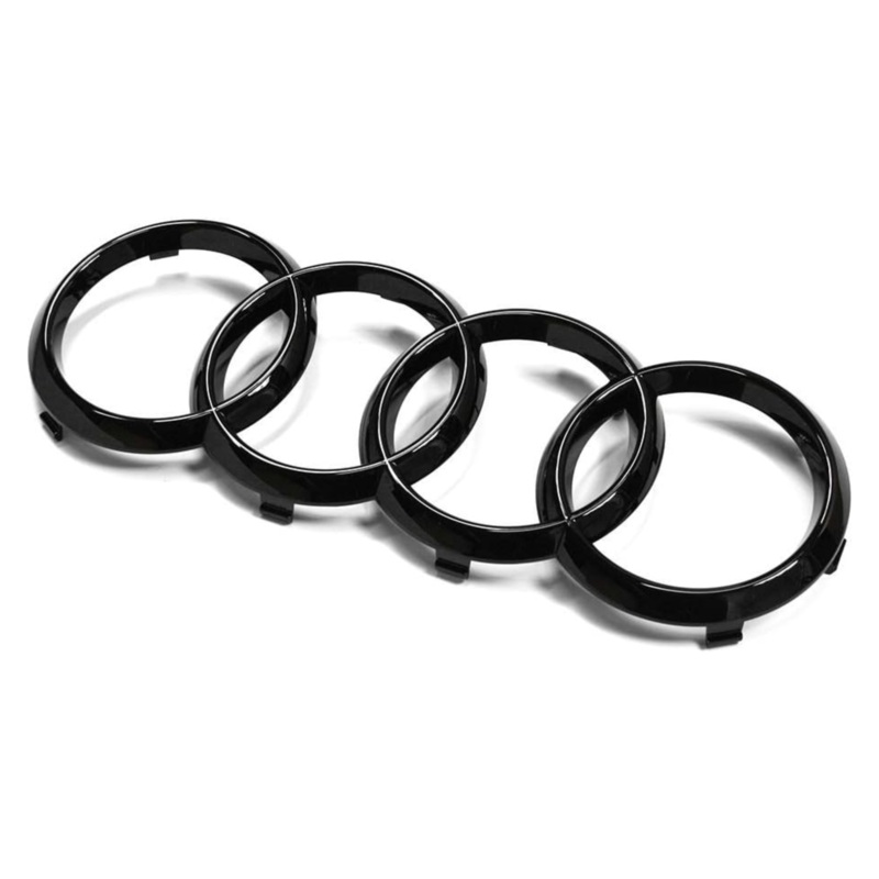 2019+ Audi Gloss Black Replacement Grille Ring Emblem