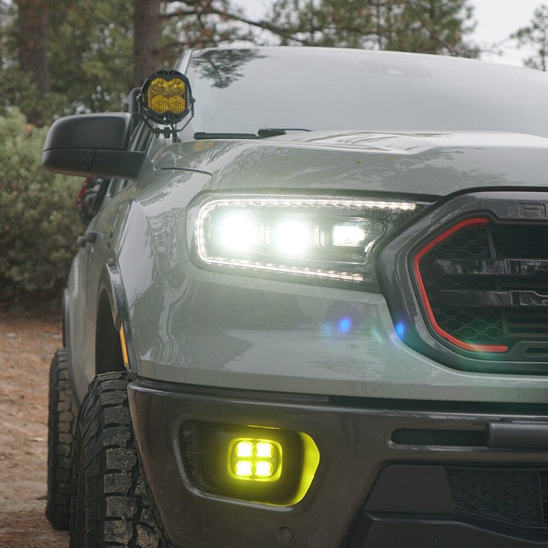 BAJA DESIGNS 2019-2023 Ford Ranger Squadron SAE Fog Pocket LED Light Kit