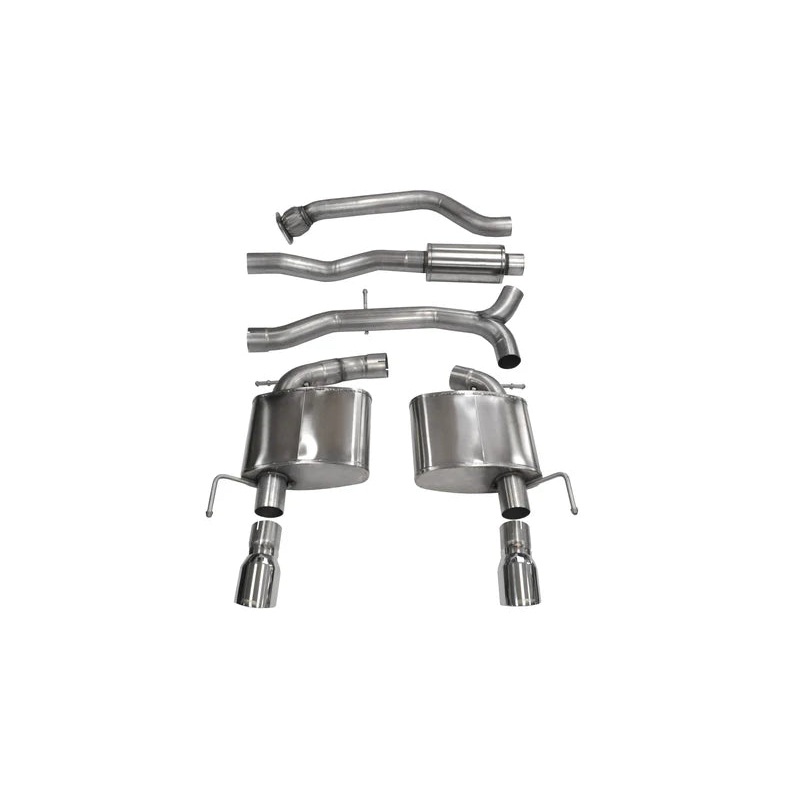 Corsa Performance – Sport / 3.0 in Cat-Back 4.0 in Tips | 2013-2019 ATS 2.0L Turbo Auto