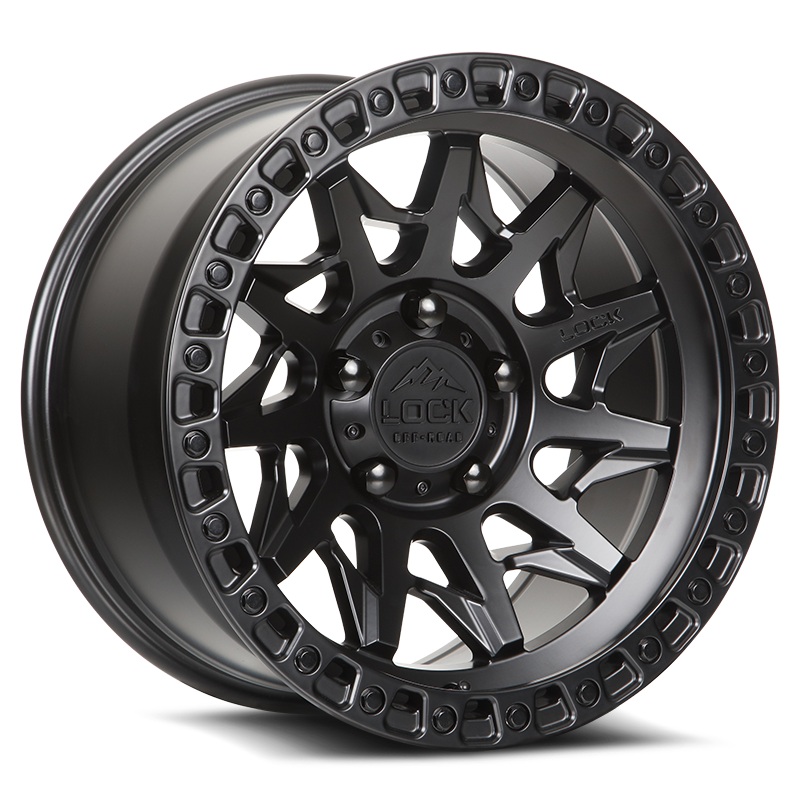 Lock Off-Road Lunatic Wheel (Matte Black)