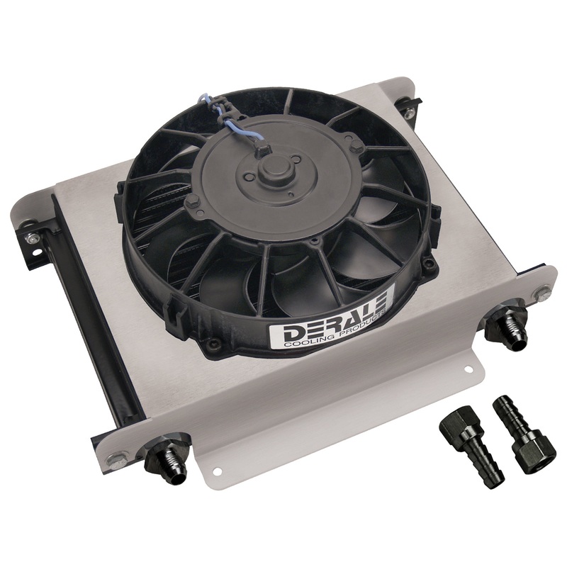 STKD PLT OIL COOLR W/FAN -6