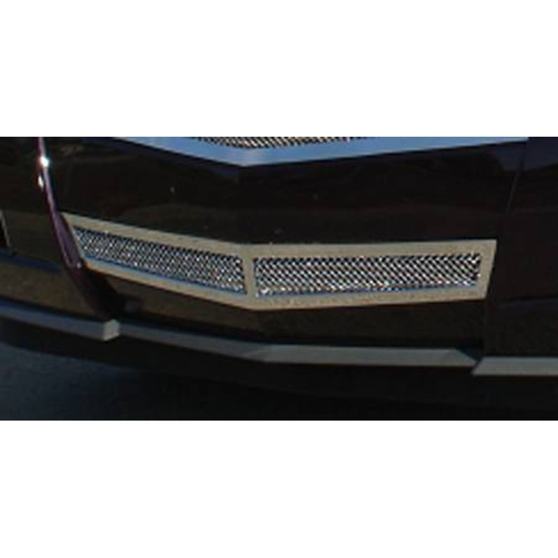 T-REX Grilles 55197 Polished Stainless Steel Small Mesh Bumper Grille Fits 2008-2013 Cadillac CTS CTS Coupe CTS Sport CTS Sport Wagon