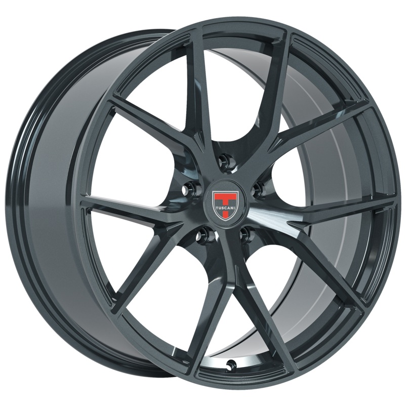 Tuscani 20X9 Wheel 5X114.3 PCD/35mm Offset/ 73.1mm CB/ GUNMETAL Rims