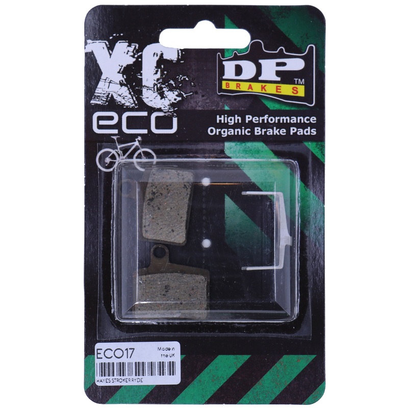 XC ECO – DP BRAKES Organic Disc Brake Pads for Hayes Stroker Ryde Brake Systems