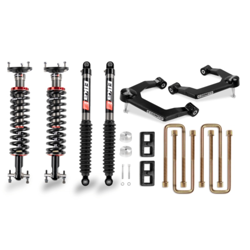 2019-2023 GMC/Chevrolet 1500 Cognito 3-Inch Performance Leveling Lift Kit With Elka 2.0 IFP Shocks