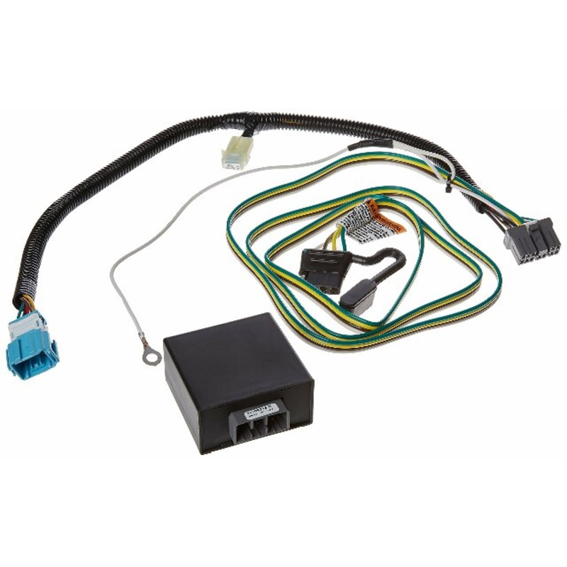 TEKONSHA Tow Ready T-One T-Connector Harness, 4-Way Flat, Compatible with Select Acura RDX Black