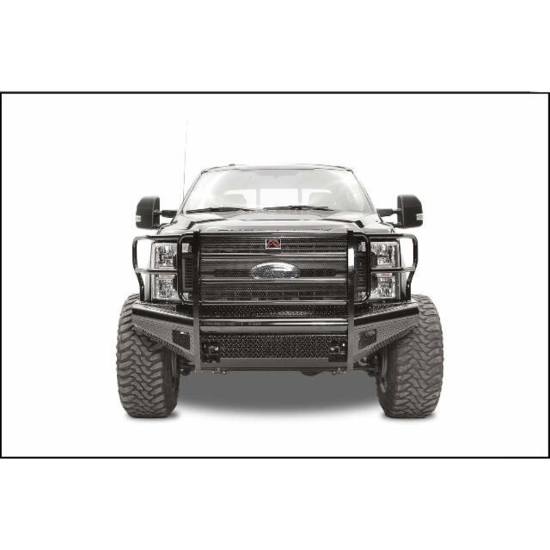 Fab Fours FS17-S4160-1 Black Steel Front Ranch Bumper