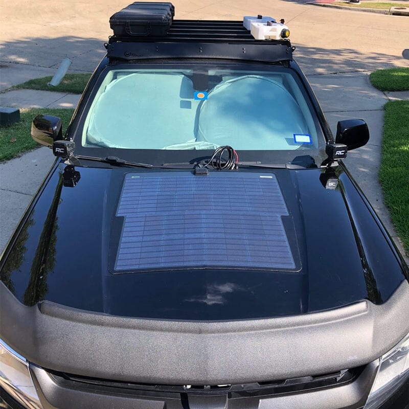 LENSUN 2015-2022 Chevrolet Colorado 90W Hood Flexible Solar Panel