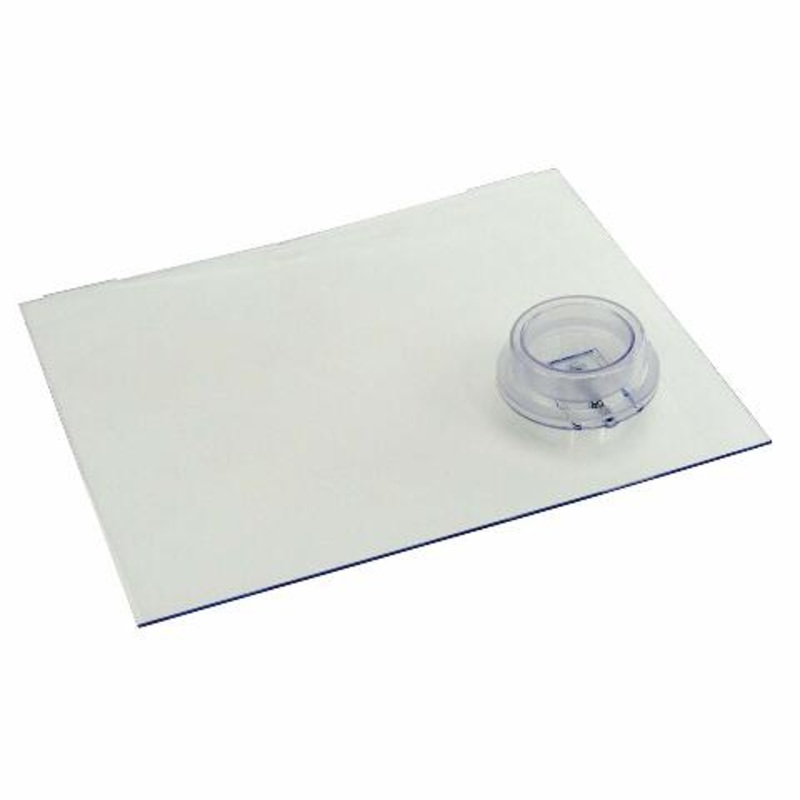 Lippert Replacement RV Screen Door Slider Panel with Push-Down Knob Opener, No Assembly, Easy Installation, Made from Durable Plastic – 239061, White