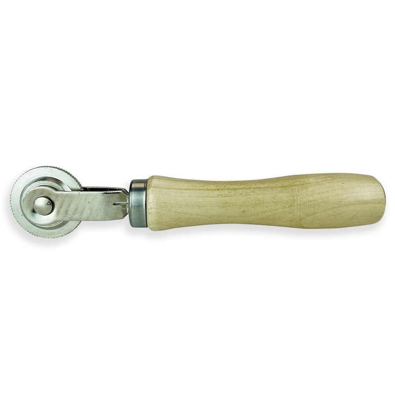 REMA TIP TOP Tire Repair Wooden Handle Corrugated Ball Bearing Stitcher, Available in 1-1/2 inch and 2 inch