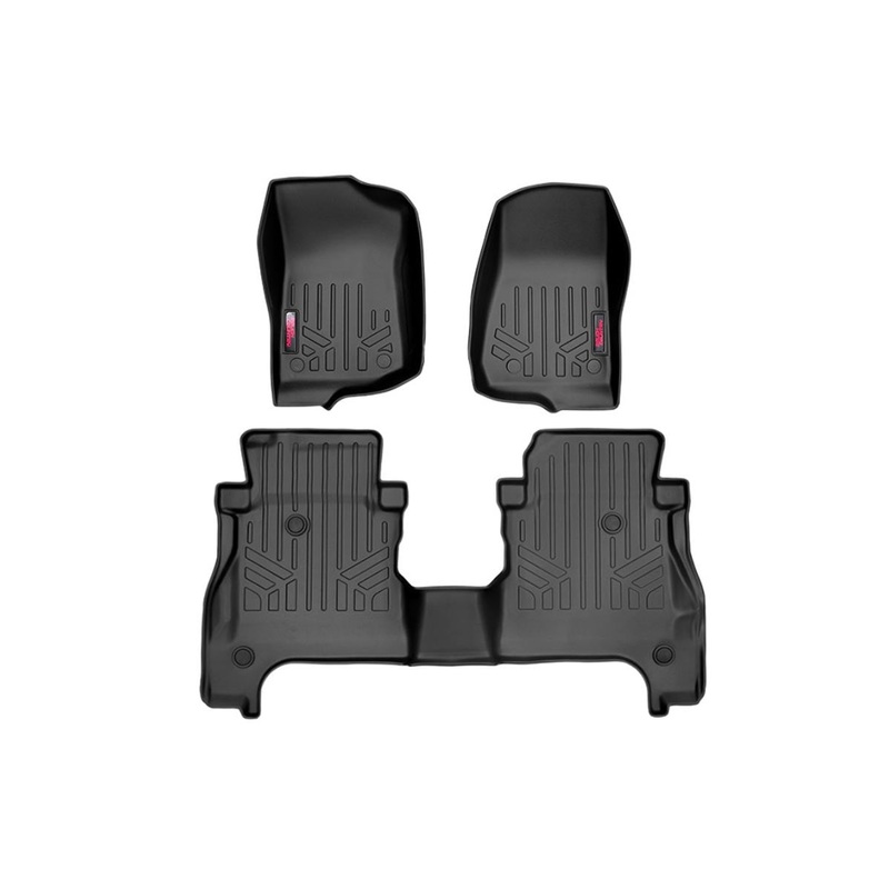 Floor Mats | FR & RR | RR Lockable | Jeep Gladiator JT 4WD (2020-2024)