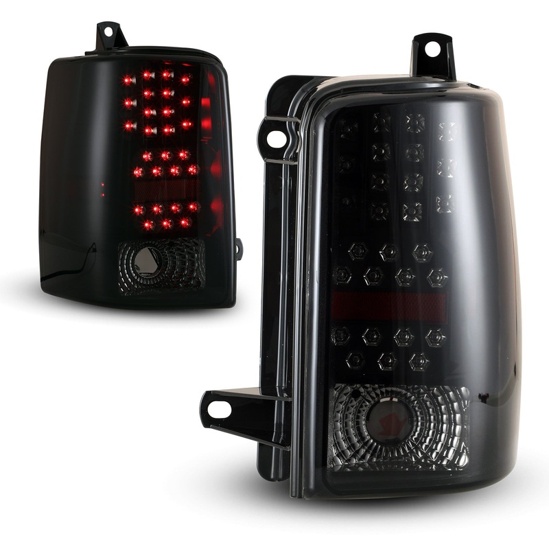 For 1997-1998 Jeep Grand Cherokee LED Tail Light – Black/Smoke