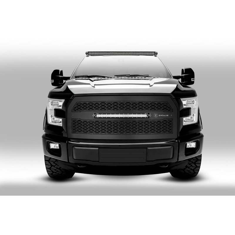 ZROADZ Z335731-KIT-C Black Mild Steel Front Roof LED Kit Fits 2015-2023 Ford F-150