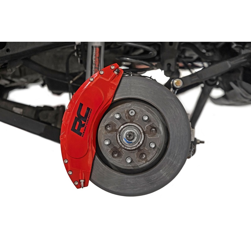 Caliper Covers | Front and Rear | Red | Jeep Gladiator JT 4WD (2020-2024)