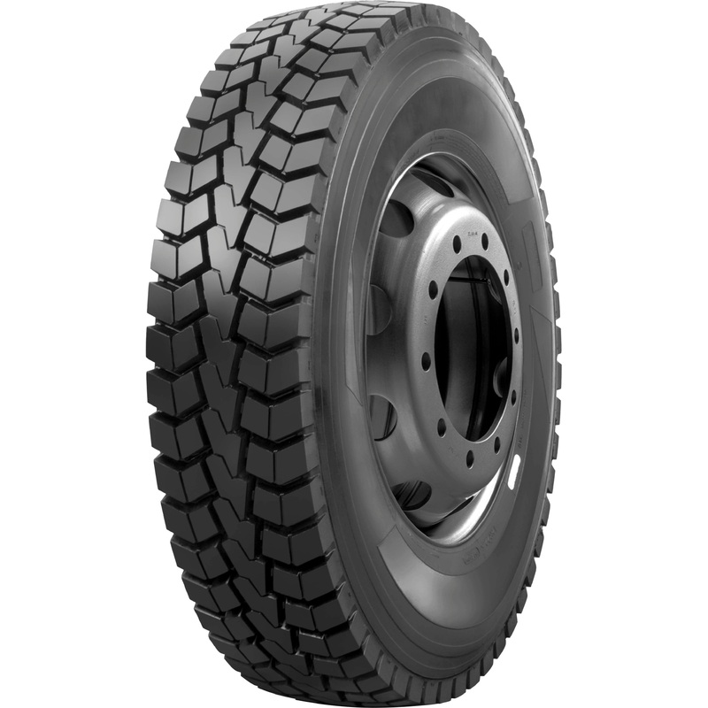 Set of 4 Tires 12R22.5 Greatway DD906 Drive Closed Shoulder 18 Ply Commercial Truck