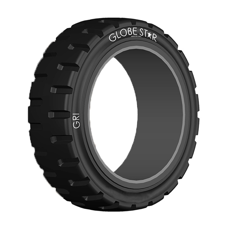 18x8x12 1/8 (457/203-308) GRI GLOBESTAR Press On Band, LUG, Solid, Black
