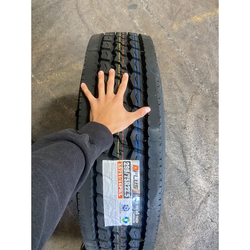Set of 4 Tires 295/75R22.5 Dplus LS751 Drive Closed Shoulder 16 Ply