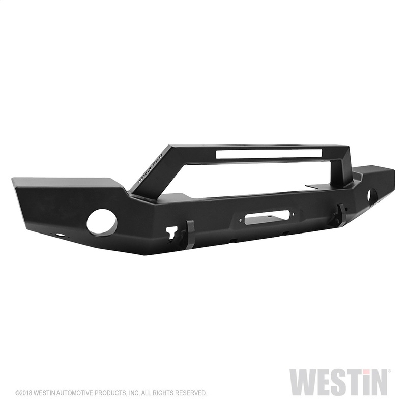 WJ2 Full Width Front Bumper w/LED Light Bar Mount 59-80125