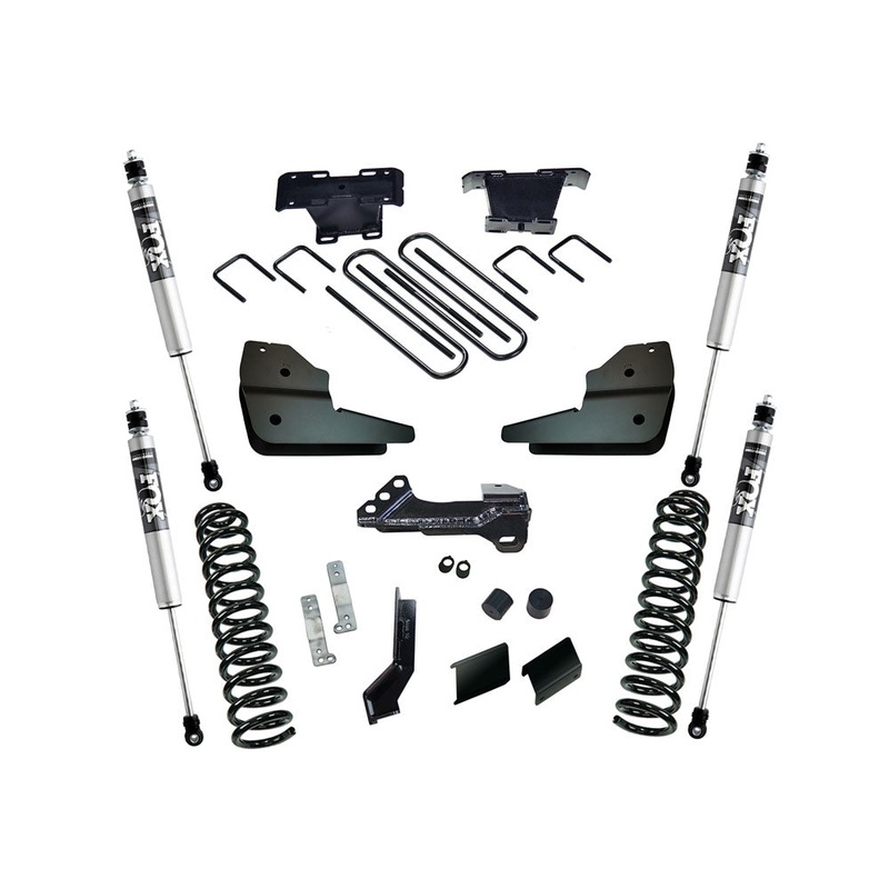 4″ Lift Kit – 23-24 F250/350 4WD w/ Diesel Engine – w/ Fox 2.0 Shocks K1028F