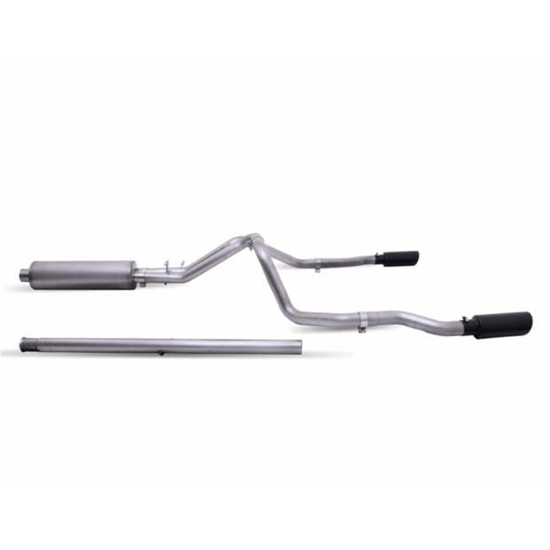 Gibson Performance 65713B Black Elite Cat-Back Dual Split Exhaust System