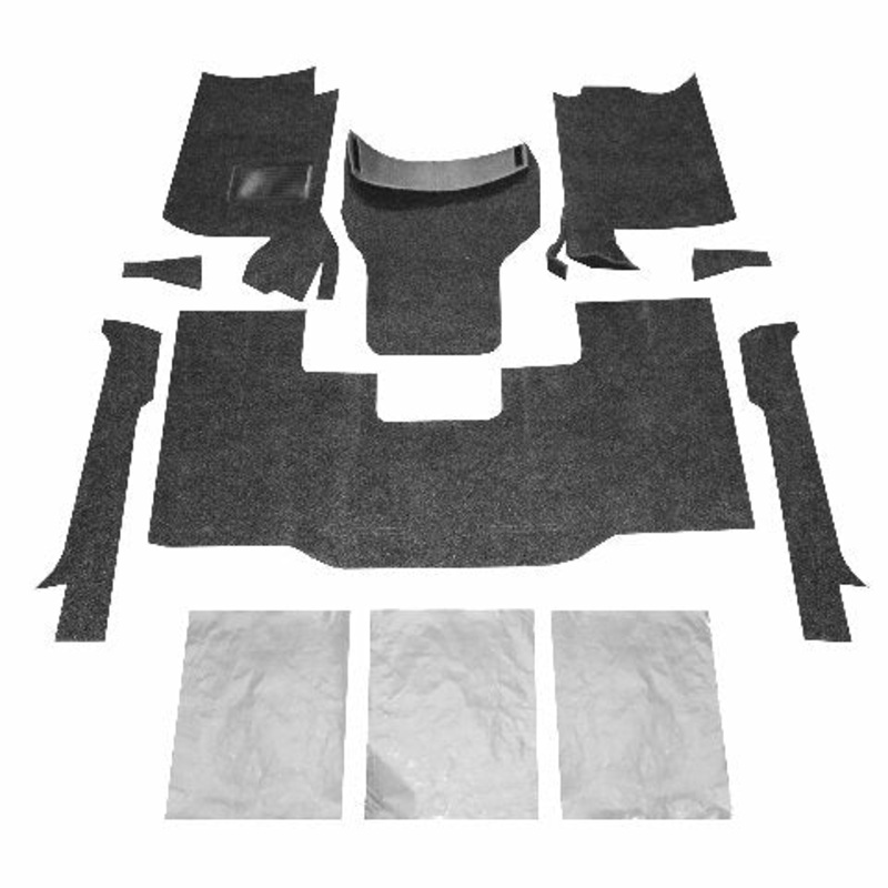 BedRug Jeep Combo Kit – BedRug CBRYJ87 Compatible with YJ (Includes Front and Cargo Kit) 1987-95