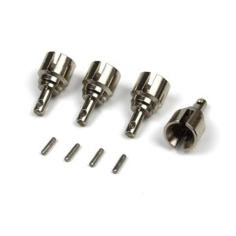 BlackZon Metal Diff. Outdrive Cups (4pcs)