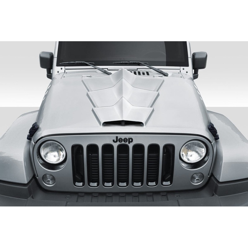 DURAFLEX 2007-2018 Jeep Wrangler JK Tyrano FRP Hood