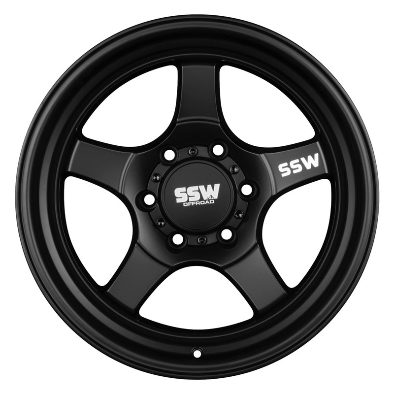 SSW Off-Road Stryker Wheel / Matte Black / 17×9.0 -25