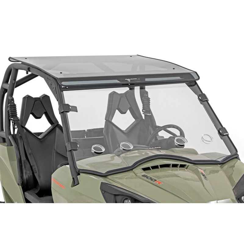 Vented Full Windshield | Scratch Resistant | Can-Am Commander 1000