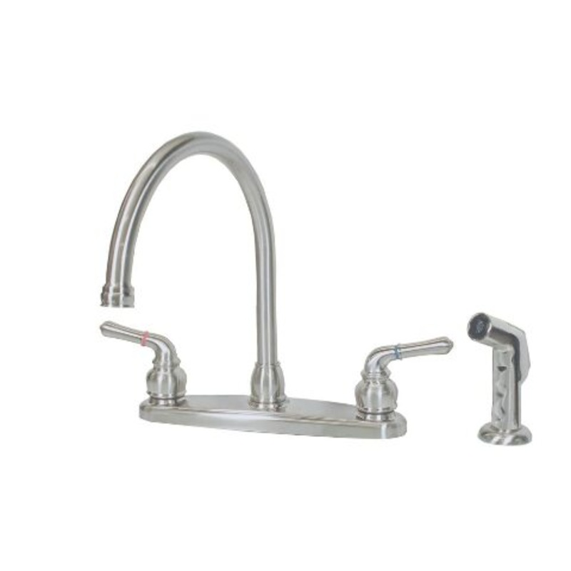 Empire Brass Company NN801GSN Faucet 8″ Kitchen Nickel Goose