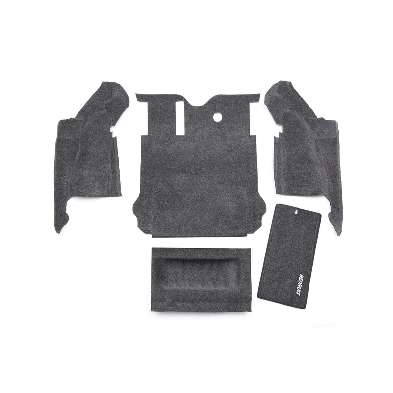 JEEP BEDRUG 07-10 JK UNLTD 4DR RR 5PC CARGO KIT (INC TLGTE & TUB LINER) BRJK07R4 BedRug