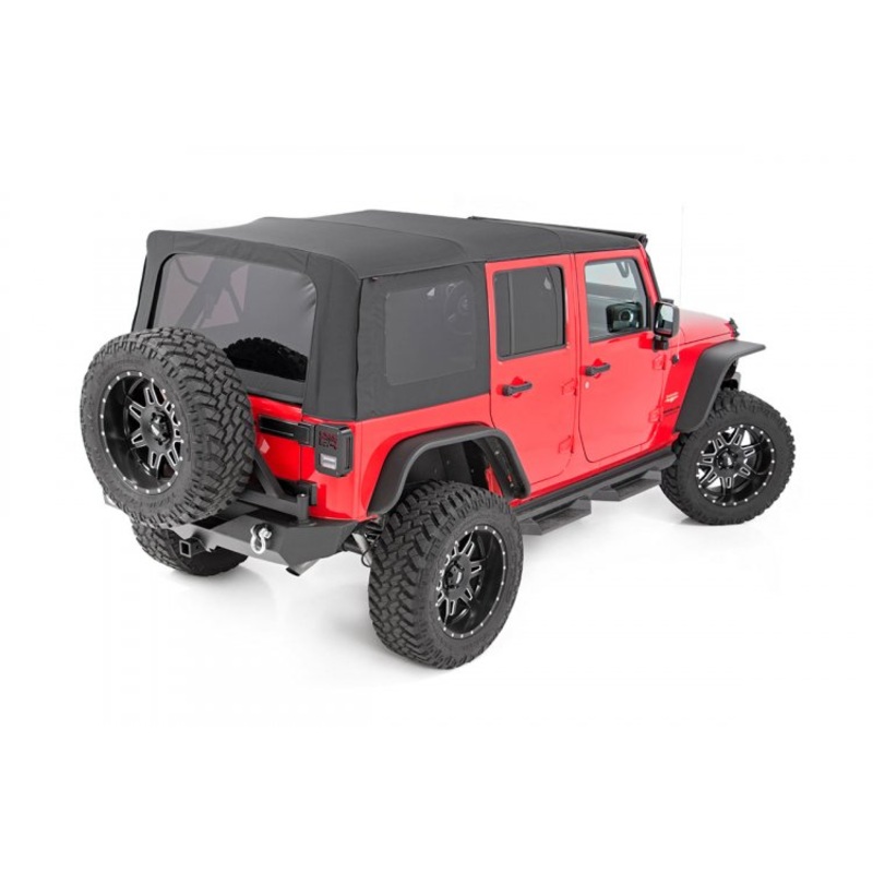 Soft Top | Replacement | Black | 2 Door | Jeep Wrangler JK 4WD (2010-2018)