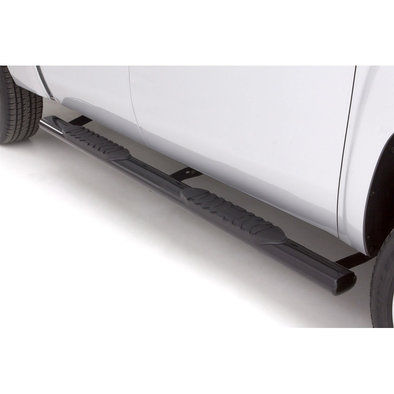 5 In Oval Straight Nerf Bars Steel Black 24083002