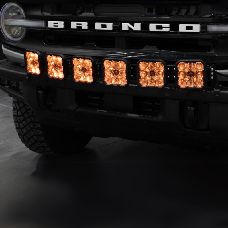 Diode Dynamics SS5 Grille CrossLink Lightbar Kit w/ Steel Bumper for Ford Bronco (2021-2025)