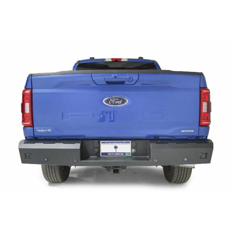 Fab Fours FF21-RT5150-1 Red Steel Rear Bumper Fits 21-22 F-150