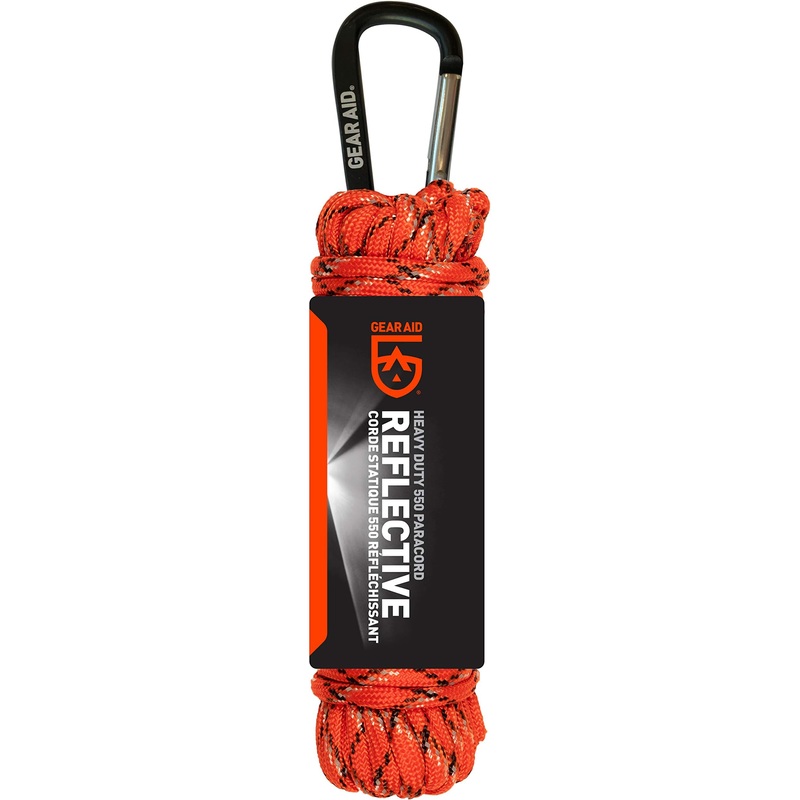 Gear Aid Heavy Duty Reflective Paracord With Carabiner, 2156380672