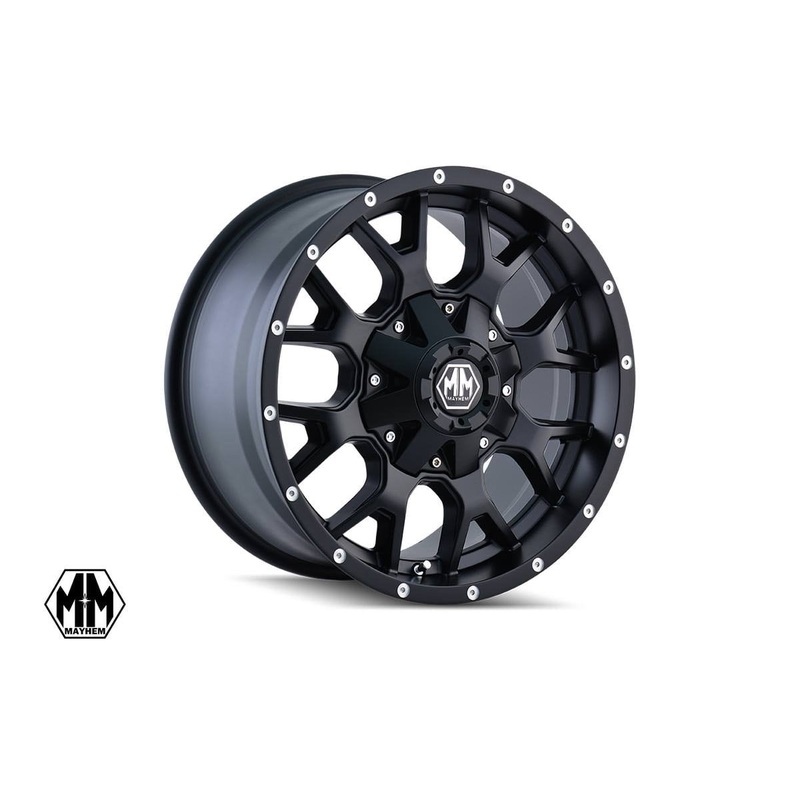 Mayhem Warrior | Matte Black | 18×9 | 6×5.5/6×135 | -12mm