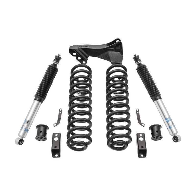 ReadyLIFT 2.5” Coil Spring Front Lift Kit W/ Bilstein Front Shocks & Front Track Bar Bracket Fits Ford F350 Diesel 2011-2016