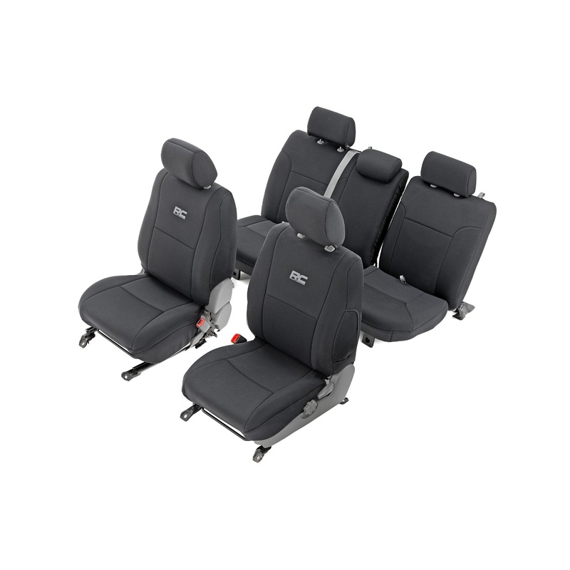 Seat Covers | FR & RR | Crew Cab | Toyota Tacoma 2WD/4WD (2005-2015)