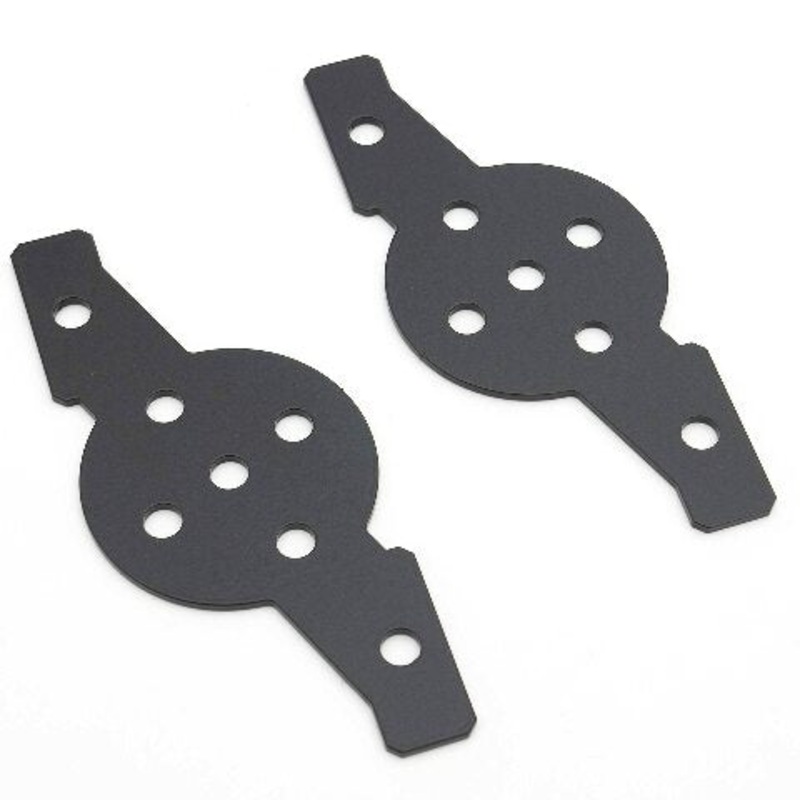 ZROADZ Hood Hinge Adapter Plate to mount (4) 3 Inch LED Pod Lights to Hood Hinge Bracket – PN #Z360002, Black