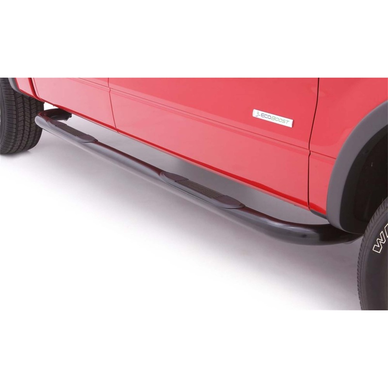 3 In Round Bent Nerf Bars Steel Black 23073784