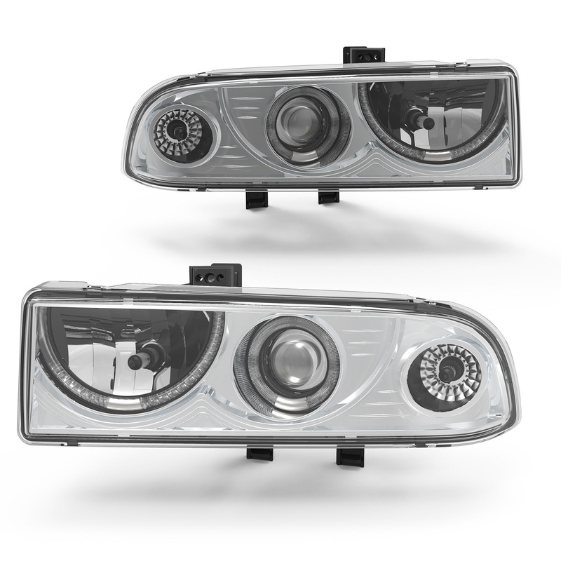 For 1998-2004 Chvey S10/1998-2005 Chvey Blazer Head Light – Chrome/Clear