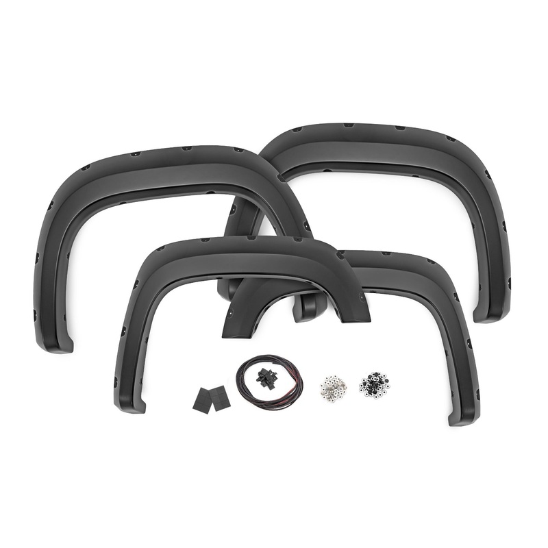 Pocket Fender Flares | 46 Stealth Gray | 6’7″ & 8′ Bed | GMC Sierra 1500 (07-13)